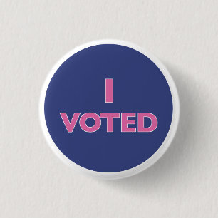 Jag Voted knäppas Knapp