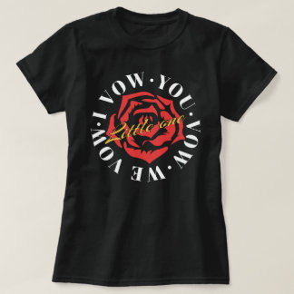 Jag Vow att vi Vow Mörk Romantik Reader T Shirt