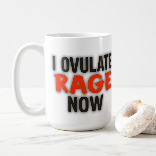 Jag vulkar Rage Now Kaffemugg (Med munk)