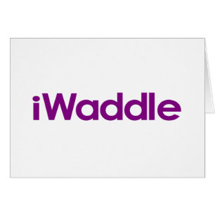 Jag Waddle Hälsningskort