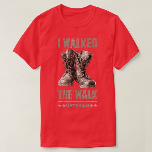 Jag Walk Veteran Memorial T Shirt (Design framsida)