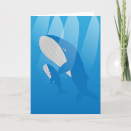 Jag Whale alltid kärlek dig Pappa Kort