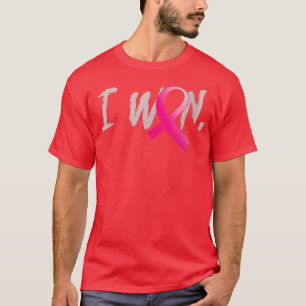 Jag Won Breast Cancer Awareness Rosa Ribbon Surviv T Shirt