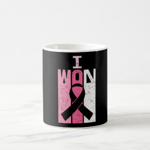 Jag Won Breast Cancer Awareness Warrior Survivor Kaffemugg