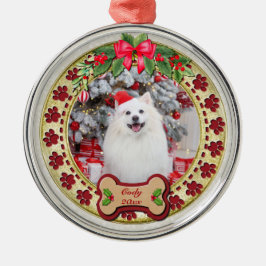 Jag Woof You A God jul Personlig Hund Gift Julgransprydnad Metall