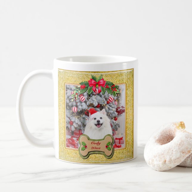 Jag Woof You A God jul Personlig Hund Gift Kaffemugg (Med munk)