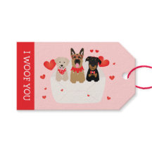 Jag Woof You Hundar i Kuvert Kärlek