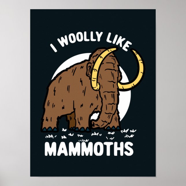 Jag Wooly like Mammoths Poster (Framsidan)