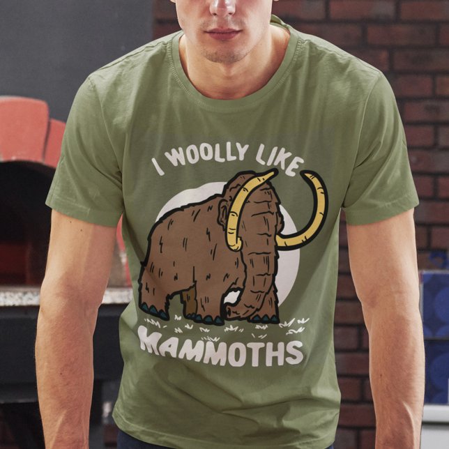 Jag Wooly som mammoths förhistoriska födelsedag T Shirt (Skapare uppladdad)