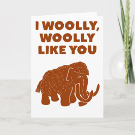 Jag Wooly, Wooly som du Cute Mammoth Kort
