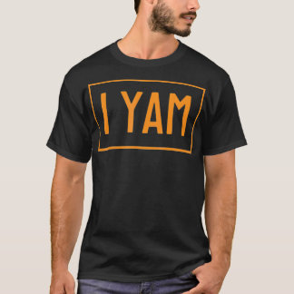 Jag Yam är min söta potatis Thanksgiving Matchande T Shirt