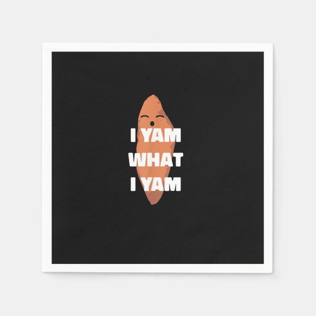 Jag Yam - Dancing Sweet Potato Than Pappersservett (Framsidan)