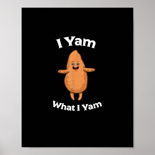 Jag Yam - Dancing Sweet Potato Thanksgivi Poster (Framsidan)
