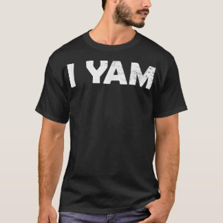 Jag Yam Funny Matching Par Halloween Thanksgiven i T Shirt