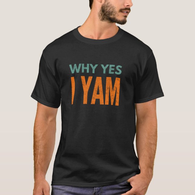 Jag Yam Hon är min Thanksgiving för potatis. T Shirt (Framsida)