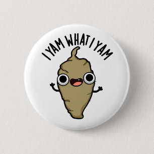 Jag Yam Jag Yam Funny Veggie Pun Knapp