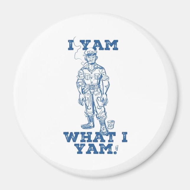 Jag Yam. Skiss Magnet (Framsidan)