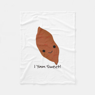 Jag Yam Sweet Cute kawaii Sweet Potato Fleecefilt