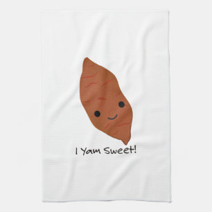 Jag Yam Sweet Cute kawaii Sweet Potato Kökshandduk