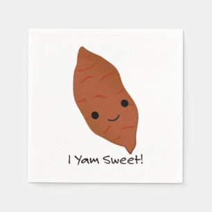 Jag Yam Sweet Cute kawaii Sweet Potato Pappersservett