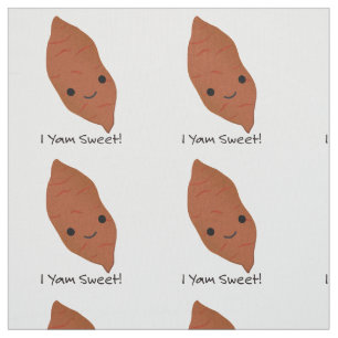 Jag Yam Sweet Cute kawaii Sweet Potato Tyg