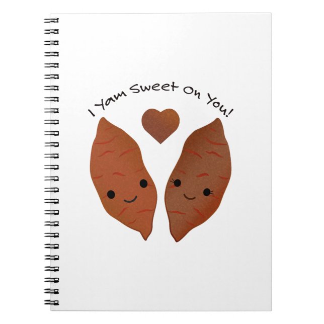 Jag Yam Sweet Sweet Sweet Potato Anteckningsbok (Framsidan)