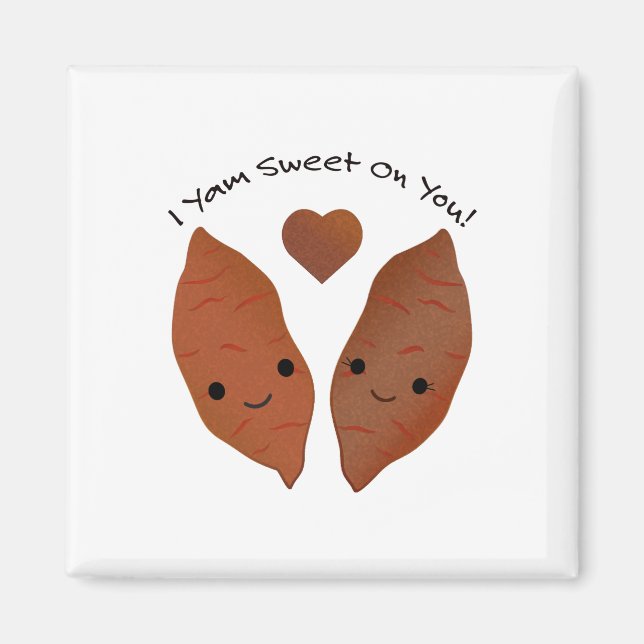 Jag Yam Sweet Sweet Sweet Potato Magnet (Framsidan)