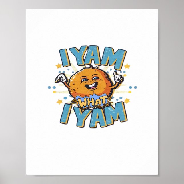 Jag Yam vad jag heter Klassisk design för Thanksgi Poster (Framsidan)