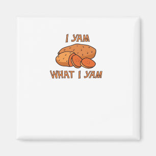 Jag Yam vad jag Yam Classic Funny Basic Magnet