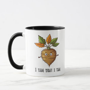 Jag Yam vad jag Yam Cute och Mysigt redaktionsklas Mugg