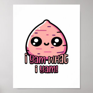 Jag Yam vad jag Yam! Cute Yam Pun Classic Poster