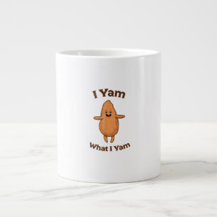 Jag Yam vad jag Yam Dancing Sweet Potato Thanksgiv Jumbo Mugg