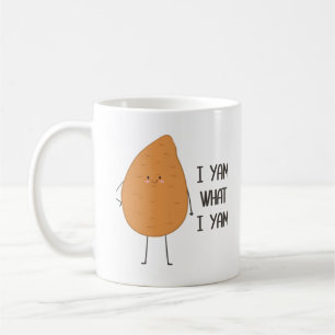 Jag Yam vad jag Yam! Fantastisk Yam Vegetable Pun Kaffemugg