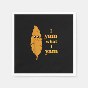 Jag Yam vad jag Yam Funny Pappersservett