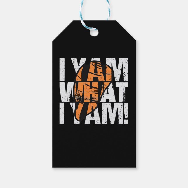 Jag Yam vad jag Yam Funny Quote Presentetikett (Framsidan)