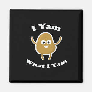 Jag Yam vad jag Yam Funny Sweet Potato Thanksgivin Magnet