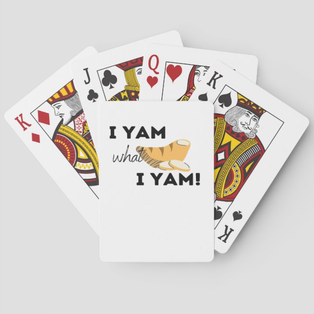 Jag Yam vad jag Yam! Klassisk Casinokort (Baksidan)