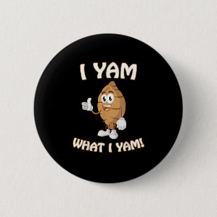 Jag Yam vad jag Yam Shirt Funny Thanksgiving Food Knapp