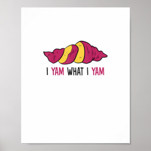 Jag Yam vad jag Yam Sweet Potato Poster