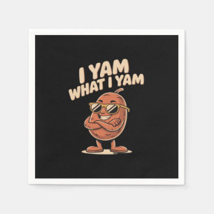 Jag Yam What I Yam Classic Quote Pappersservett