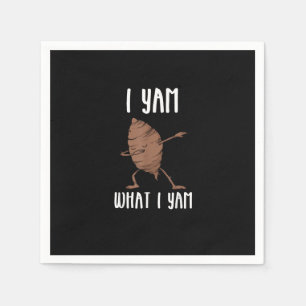 Jag Yam What I Yam Trendig Basic Pappersservett