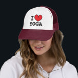 Jag ❤ YOGA-truckerkepsen med anpassningsbar färg Keps<br><div class="desc">Jag ❤ YOGA-truckerkepsen med anpassningsbar färg. Gör en egen personlig i KÄRLEK med hjälp av den här mallen. Anpassningsbar färg hjärta.</div>