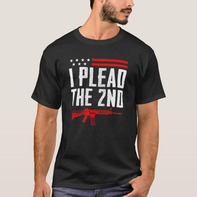 Jag yrkar på det andra ändringsförslaget Pro Guns  T Shirt (Framsida)