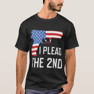 Jag yrkar på USA flagga Pistol Gun för ändringsför T Shirt