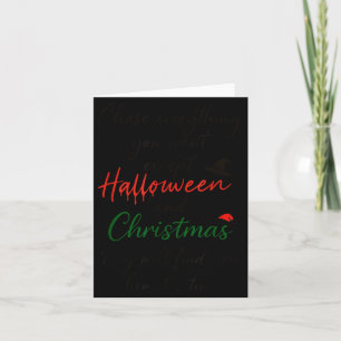 Jaga allt du vill förutom Halloween och jul Kort