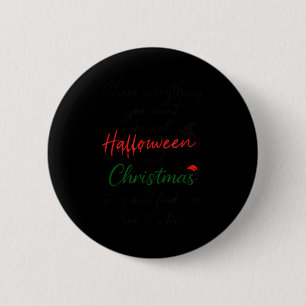 Jaga allt du vill utom Halloween och jul Knapp