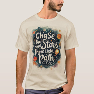 jaga dem och stjärnor tända väg t shirt