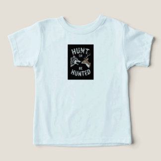Jaga eller bli jagad Grafisk vit t-shirt | Cool St