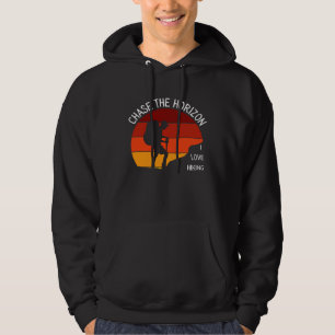 Jaga Horisonten Jag älskar Vandring Natur Utomhus Hoodie