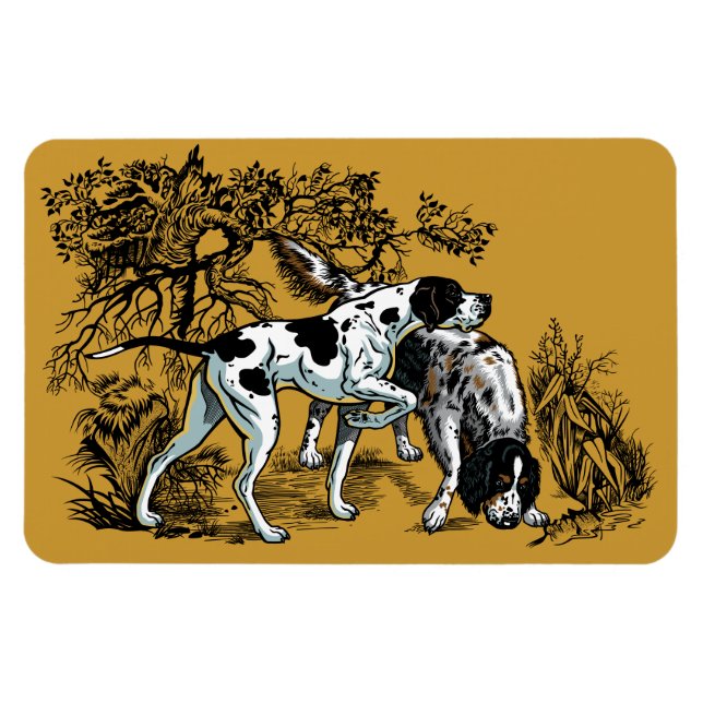 jaga hundar magnet (Horisontell)
